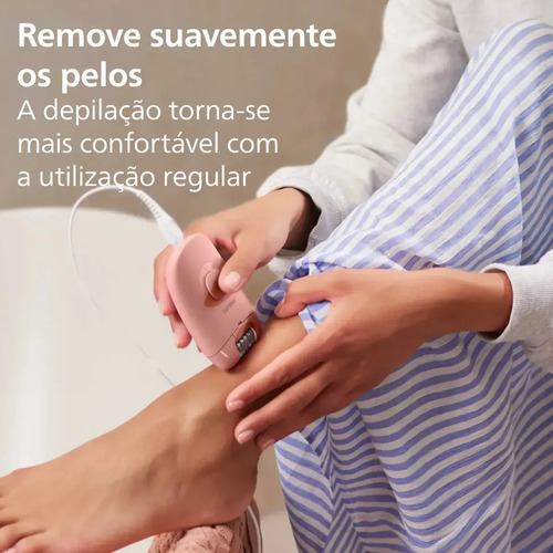 Depilador Philips Satinelli Bre229/00 Bivolt - Rosa