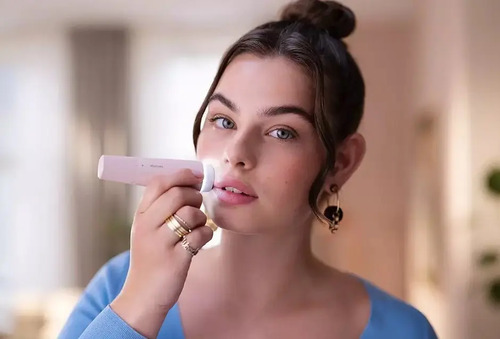 Depiladora facial rosa Philips série 5000 Brr454/00
