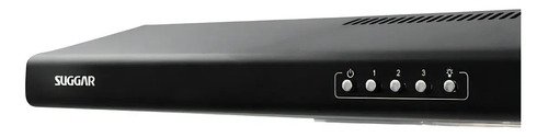 Depurador De Ar Slim 80cm Preto Dps182pt Suggar 3 Velocidades