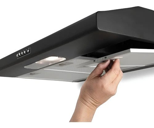 Depurador De Ar Slim 80cm Preto Dps182pt Suggar 3 Velocidades