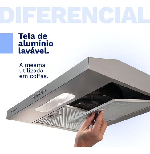 Depurador Exaustor Slim 60cm Prata Dps161pr Suggar