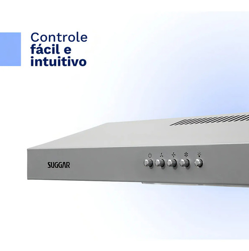 Depurador Exaustor Slim 60cm Prata Dps161pr Suggar