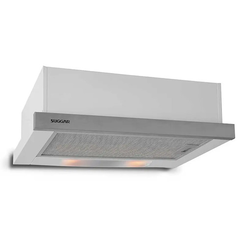 Depurador Slim De Embutir 60cm De61ix Inox Suggar 110v Inox