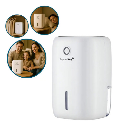 Desumidificador de ar eletrico antimofo 800ml area 20m extr