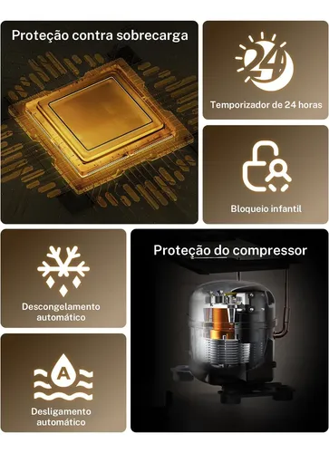 Desumidificador Industrial Compressor 8l /dia Antimofo 148m2