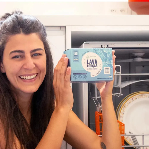 Detergente Em Pó P/ Máquina De Lavar Louças Vegano 450g