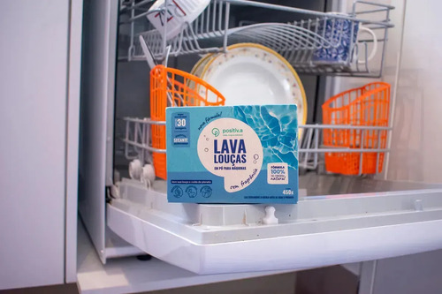 Detergente Em Pó P/ Máquina De Lavar Louças Vegano 450g