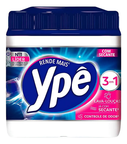 Detergente lava loucas em po para maquina ype 450g