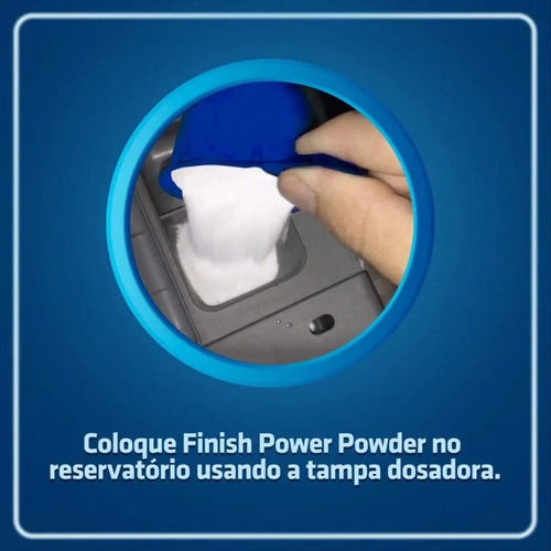 Detergente para Lava Louças em Pó Finish Power Powder Advanced 1kg