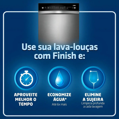Detergente para Lava Louças em Pó Finish Power Powder Advanced 2,5kg