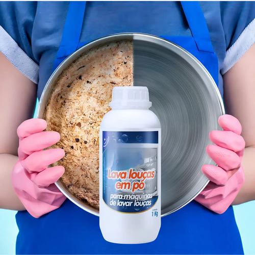 Detergente para maquina de lavar louça sabão em pó 1kg