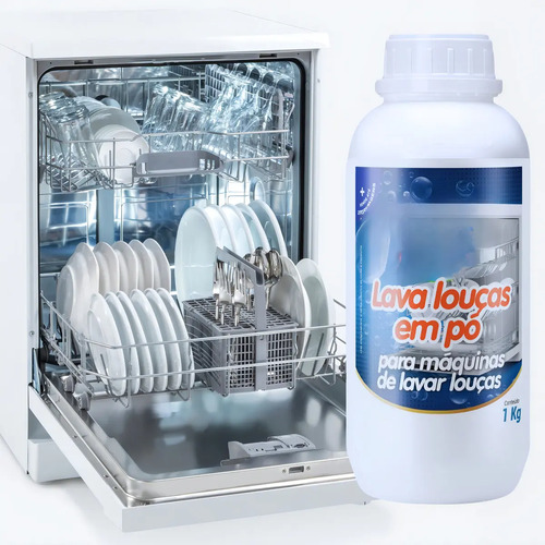 Detergente para maquina de lavar louça sabão em pó 1kg