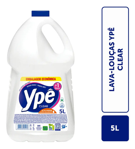 Detergente Ypê Clear 5 Litros