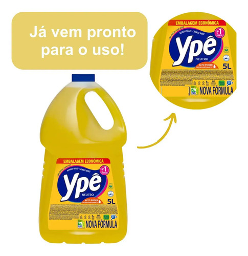 Detergente Ypê Neutro 5 Litros
