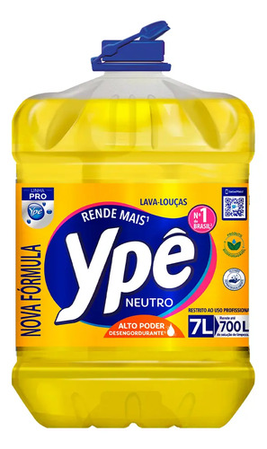Detergente ype pro 7 litros