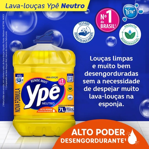 Detergente Ypê Pro 7 Litros