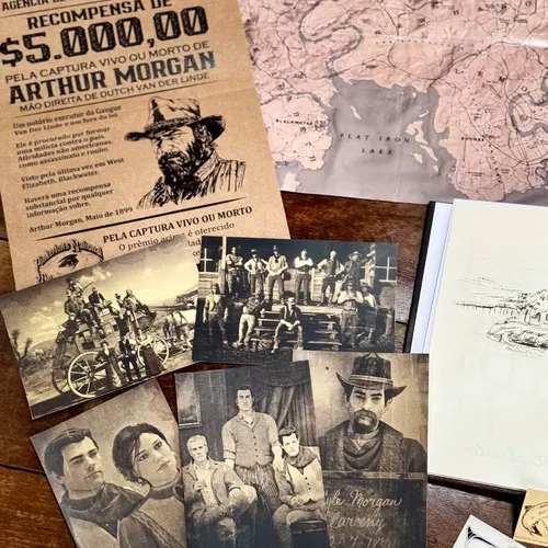 Diário Do Arthur Morgan + 19 Itens Adicionais