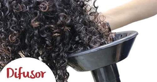 Difusor De Cachos Para Secador Taiff E Vários Modelos Cor Preto