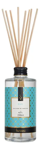 Difusor de varetas premium aromatizador via aroma 250ml