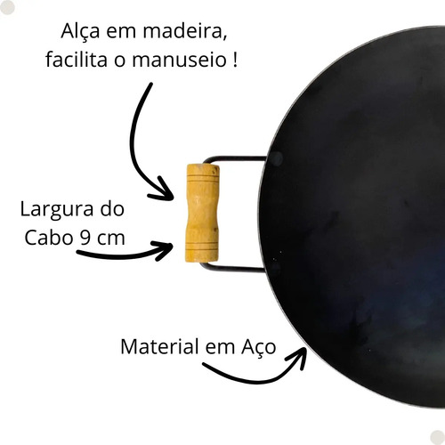 Disco De Arado Grande 50cm Tacho Arredondada Aço Reforçado