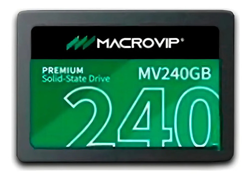 Disco Sólido Ssd Macrovip 240gb 2.5 Sata 3 450mb/s Mv240gb Cor Preto