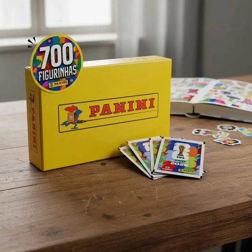 DISPENSER COPA DO MUNDO 2026 - 100 ENVELOPES COM 700 FIGURINHAS