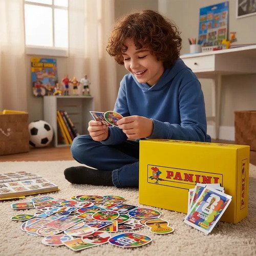 DISPENSER COPA DO MUNDO 2026 - 100 ENVELOPES COM 700 FIGURINHAS