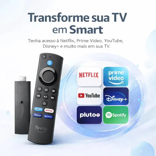 Dispositivo de Streaming Amazon Fire TV Stick 4K Select com Alexa e Wi-Fi