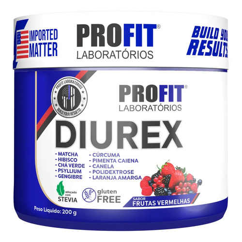 Diurex cha diuretico termogenico detox 200g profit sabor f 1