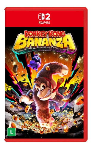 Donkey kong bananza nintendo switch 2 midia fisica