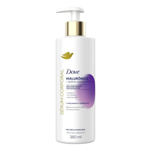Dove serum corporal hialuronico dermo renovador 380ml