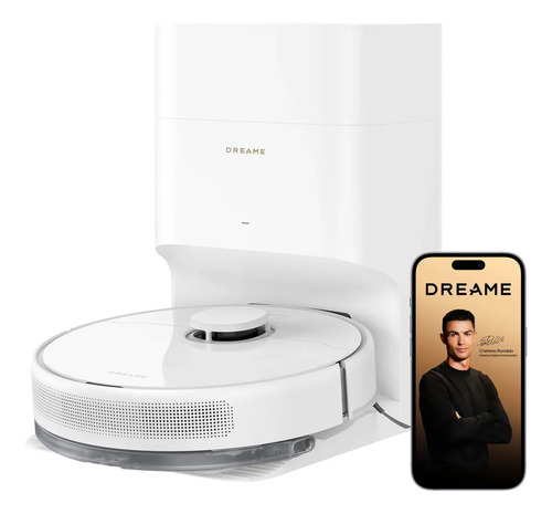 Dreame robot vacuum d15 plus bateria branco
