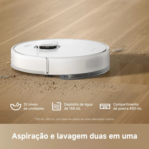 Dreame Robot Vacuum D15 Plus Bateria - Branco