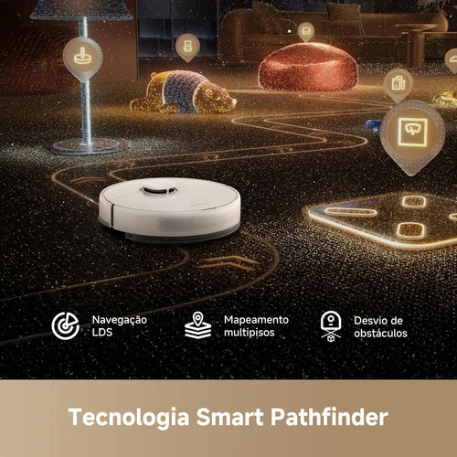 Dreame Robot Vacuum D15 Plus Bateria - Branco