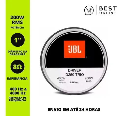 Driver Selenium D250 Trio - 200w Rms - 8 Ohms Para Som