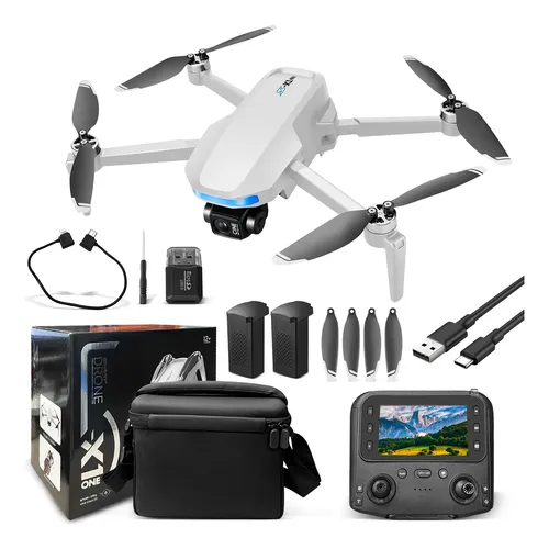 Drone s x1 profissional camera4k gps gimbal 3eixos 2baterias