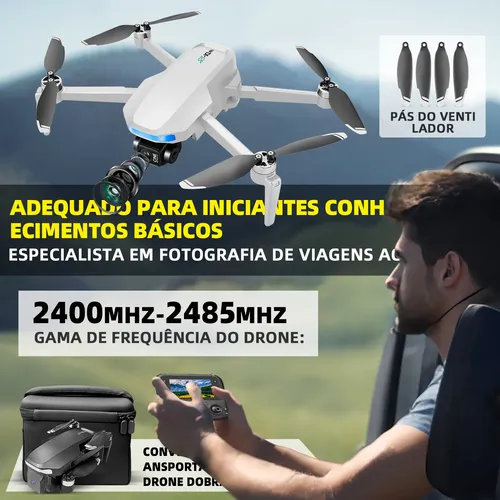 Drone S-x1 Profissional Câmera4k Gps Gimbal 3eixos 2baterias