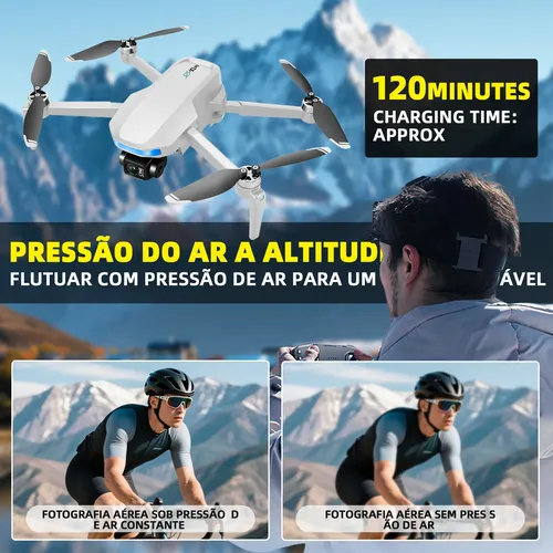 Drone S-x1 Profissional Câmera4k Gps Gimbal 3eixos 2baterias