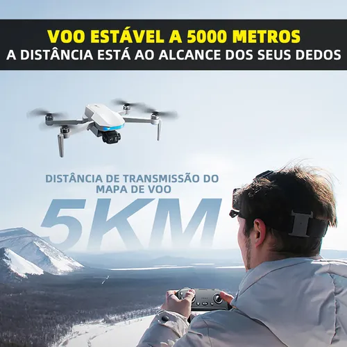 Drone S-x1 Profissional Câmera4k Gps Gimbal 3eixos 2baterias