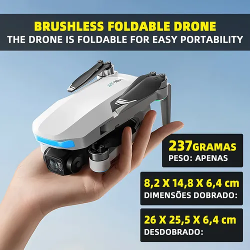 Drone S-x1 Profissional Câmera4k Gps Gimbal 3eixos 2baterias