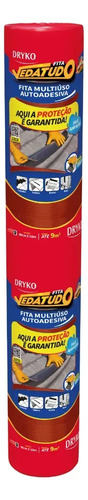 Dryko manta asfaltica autoadesiva telhado 90cm 10m cor terra