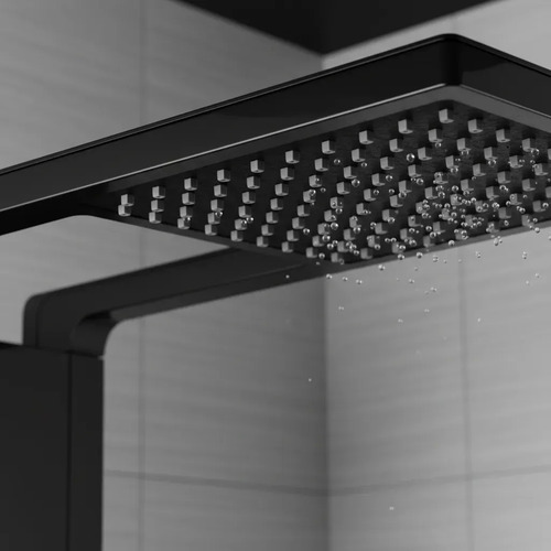 Ducha Chuveiro Lorenzetti Acqua Storm Ultra Black 7800w Cor Preto Potência 7.8 Kw