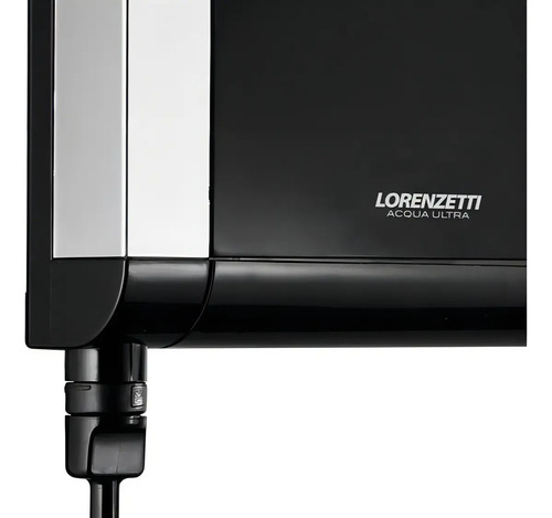 Ducha Elétrica Lorenzetti Acqua Duo Ultra Black Cromado 7800W 220V