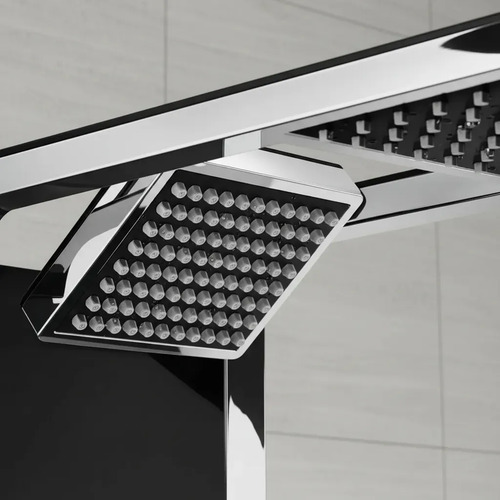 Ducha Elétrica Lorenzetti Acqua Duo Ultra Black Cromado 7800W 220V