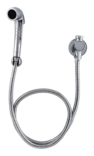 Ducha Higiênica Com Registro E Derivação Docol Lóggica Cor Cromado 01137906 Polido
