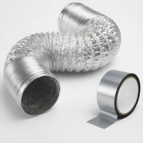 Duto 10 mts aluminizado flexivel 100mm exaustor coifa fita