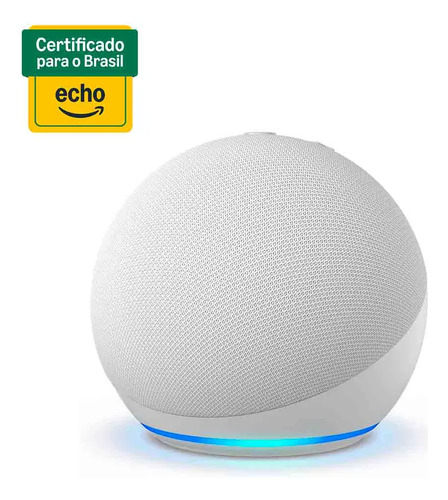 Echo dot 5 geracao smart speaker com alexa amazon branco