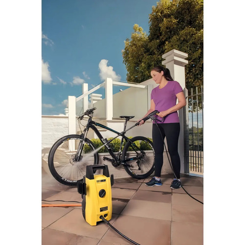Econ Lavadora De Alta Pressão 1200w 1500 Psi Tramontina Cor amarelo