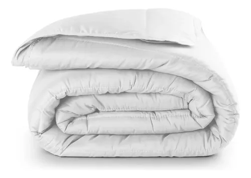 Edredom casal queen 400 fios dupla face grosso hotel oferta