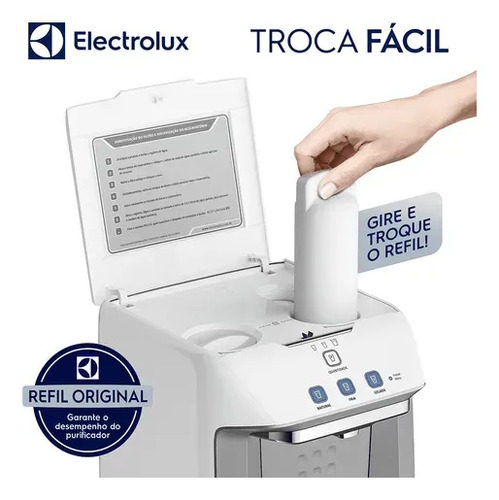 Electrolux Filtro de Água Refil para Purificador Acqua Clean - Modelos PA21G, PA26G, PA31G, Refil Duração 12 Meses ou 3000L